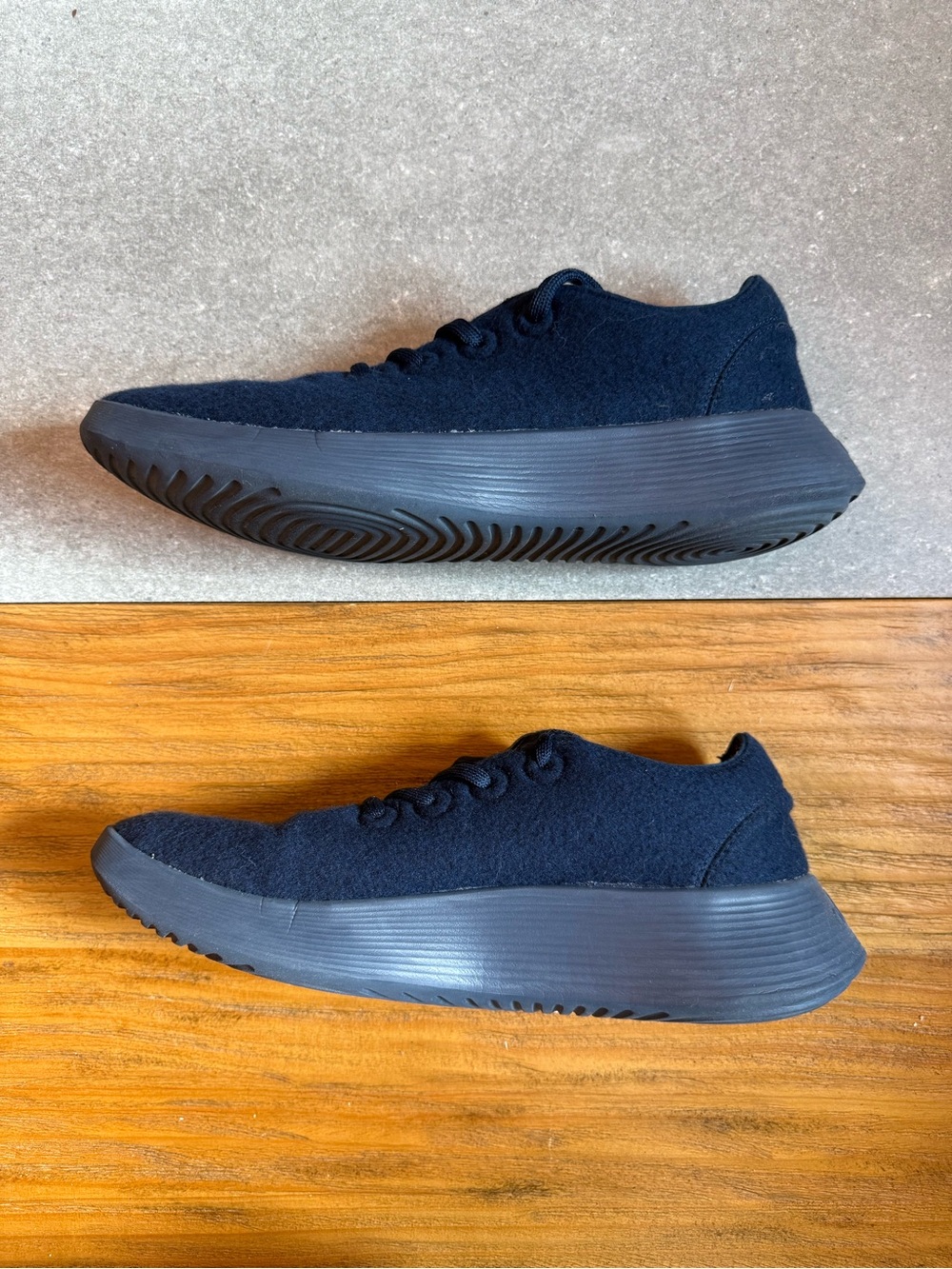 Allbirds Wool Runner 2 Navy Merino Sneakers Men’s 10.5 - Picture 2 of 8